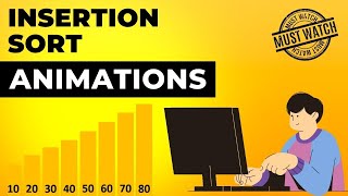 Insertion Sort Animations  Data Structure  Visual How [upl. by Goodwin]