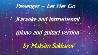 Passenger  Let Her Go Karaoke Version [upl. by Einnaf]