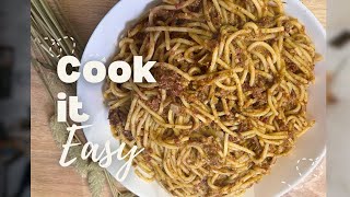 Such Easy Corned Beef Spaghetti pasta easy dinner lunch recipe [upl. by Lawford803]