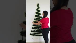 IDEA ÁRBOL 🌲 DE NAVIDAD PARA PARED  Flor Soñada 🌺 [upl. by Hedaza]