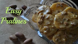 Easy Pralines Recipe  No Thermometer Needed [upl. by Kajdan]