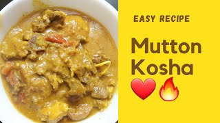 Badhshahi Mutton Kosha   Full Recipe FOOD VLOG 15 Suklas Kitchen ampLifestyle [upl. by Oiludbo]