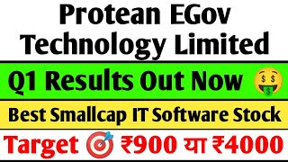 Protean EGov Q1 Results 2025  protean EGov Results Today protean EGov share latest news [upl. by Andrus]