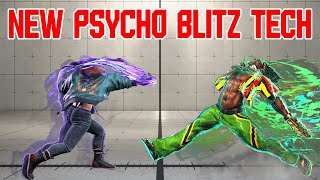 New Ed Tech Unlocked Checking Drive Rush With Psycho Blitz  Street Fighter 6 [upl. by Rammaj]