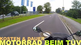 Motorrad beim TÜV Kosten Dauer und Ablauf  Piotrrr Moto [upl. by Ykvir]