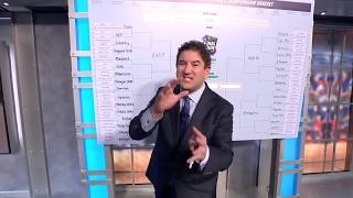 Bracket tips Andy Katz Steve Smith fill in their brackets [upl. by Nicram]