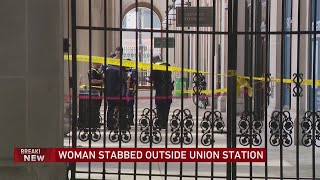 Woman stabbed outside Union Station [upl. by Lodie337]