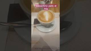 Capuchino para este frio capuchino con una barra de chocolate [upl. by Auqenahc]