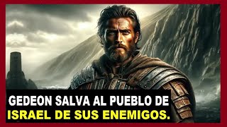 IMPACTANTE HISTORIA de la BIBLIA Gedeon Salva al Pueblo De ISRAEL de Sus ENEMIGOS [upl. by Carnay]