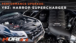 INSTALL amp TEST DRIVE  HARROP SUPERCHARGER Y62  by MORE4x4au [upl. by Laeahcim]