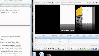 How to use Calibre for embedding audiovideo in ipad epub books [upl. by Ceevah]