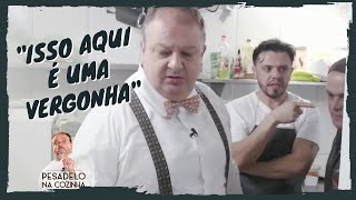 quotIsso aqui é uma VERGONHAquot diz Jacquin sobre a cozinha do ESTRELA DE ROMA  Pesadelo Na Cozinha [upl. by Atnamas]