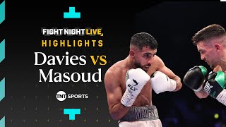 BITTER RIVALS GO TO WAR 🔥🥊  Liam Davies vs Shabaz Masoud  Fight Night Highlights DaviesMasoud [upl. by Aielam879]