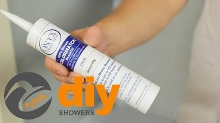 How to Apply Onyx Collection Shower ColorMatch Silicone Sealant [upl. by Wallace]