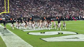 Raiderettes Performing At Raiders vs Cowboys Preseason game [upl. by Nuahsed]