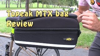 Topeak MTX Trunk Bag EX with rigid molded panels [upl. by Margaret340]