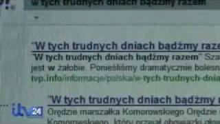 Orędzie Komorowskiego do narodu opublikowano przed katastrofą [upl. by Aliakam]