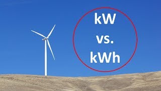 Kilowatt kW vs Kilowattstunde kWh Erklärt anhand von Beispielen [upl. by Huoh]