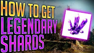 Destiny 2 HOW TO GET LEGENDARY SHARDS to BUY EXOTICS  ALL Legendary Shards Locations [upl. by Okimat]