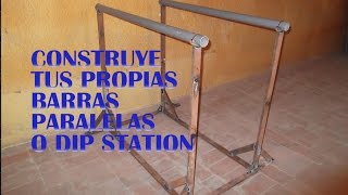 Como hacer unas Barras Paralelas o Dip Station  Josep Mayoral [upl. by Megen]