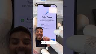 Genuine iPhone Battery Replacements with iCorrect with calibration in ios18 righttorepair iphone [upl. by Ahsekyw627]