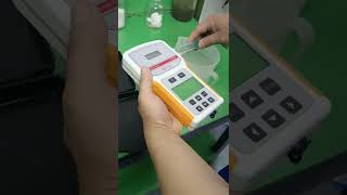 Lucyelec TQ836 Handheld DensitometerUShaped Vibration Tube Method densitymeter densitometer [upl. by Akiemaj]