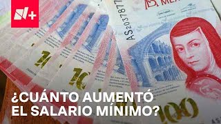 Salario Mínimo en 2024 ¿Cuánto aumentó en México  Despierta [upl. by Eissim217]