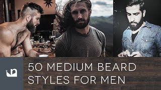 50 Medium Beard Styles For Men [upl. by Tamera]