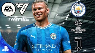 FIFA 24  Manchester City vs Juventus  Champions League  PS5™  Gameplay  ERLING HAALAND  FC 24 [upl. by Anialem841]