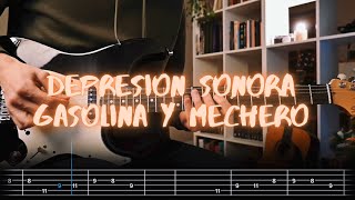 Gasolina y Mechero Depresión Sonora Сover  Guitar Tab  Lesson  Tutorial [upl. by Aitital]