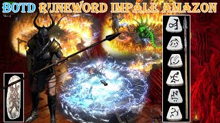 Diablo 2 Resurrected  BOTD Runeword Impale Build Uber Tristram [upl. by Akem]