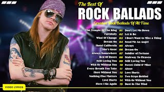 Best Slow Rock Ballads Of All Time  Top Rock Hits From The 70s 80s 90s Ballads Mix [upl. by Goulden]