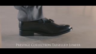 Prestige Tasselled Loafer in black from Samuel Windsor [upl. by Cirad]