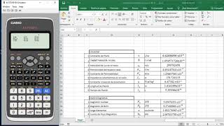 Constantes Calculadora Casio Fx991EX Calculadora [upl. by Stav]