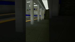 minecraft minecraftshorts estación de metro patitlan en Minecraft bedrock metro Ciudad de México [upl. by Aratihc376]