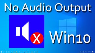 How To Fix No Audio Output Device is Installed in Windows 10 [upl. by Paxon]