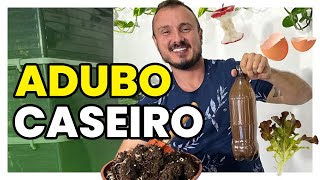 COMO FAZER COMPOSTAGEM  Dicas para fazer seu adubo caseiro em casa [upl. by Divod]