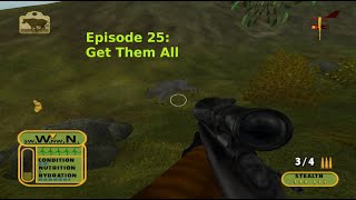 Lets Play  Cabelas Dangerous Hunts 2003 NO RED DOTS  Episode 25  Get Them All [upl. by Heisser]