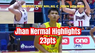 Jhan Nermal Highlights Bacoor Vs Gensan Warriors Best Player of the Game 23Pts [upl. by Nnaegroeg]