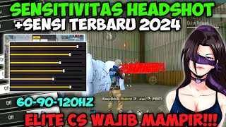 SENSI TERBARU ‼️SENSITIVITAS FF AUTO HEADSHOT 2024 🎯☠️ PAKE SENSI INI AUTO DI TUDUH CHEATER 🔥 [upl. by Stoll]