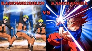 Rasenshuriken vs Kamehameha  Is Naruto or Gokus Attack Stronger JStars Victory VS [upl. by Yralih644]