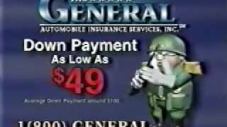 The General Automotive Insurance Commercial  2001 [upl. by Kalmick865]