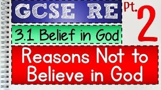 GCSE RS Unit 31 Part 2 of 3 Reasons for Atheism  by MrMcMillanREvis [upl. by Schnorr]