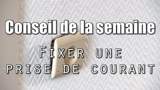 Comment fixer une prise de courant [upl. by Akehsyt]