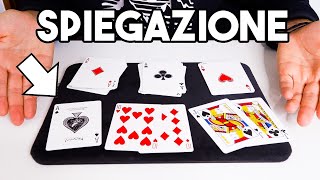 IL MAGO E IL BARO  Spiegazione gioco di magia con le carte  tutorial [upl. by Irma]