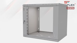 NL Netwerkkast RACK Standard 19 9U 400 grijs glas [upl. by Territus]