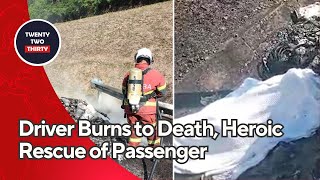 Tragic Lamborghini Crash in Malaysia Driver Burns to Death Heroic Rescue of Passenger [upl. by Carole]