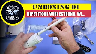 Ripetitore WiFi Esterno WiFi Extender Esterno 1200Mbps Dual Band 5GHz amp 2 4GHz Outdoor POE 2 [upl. by Aretahs]