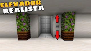 Como Hacer el Mejor AscensorElevador en Minecraft Bedrock [upl. by Betthezel279]