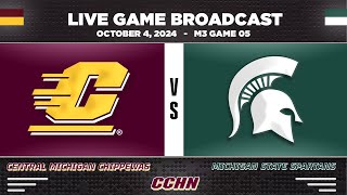 10424 M3 Central Michigan Chippewas at Michigan State Spartans [upl. by Belford]